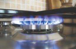 Natural Gas Range Flame